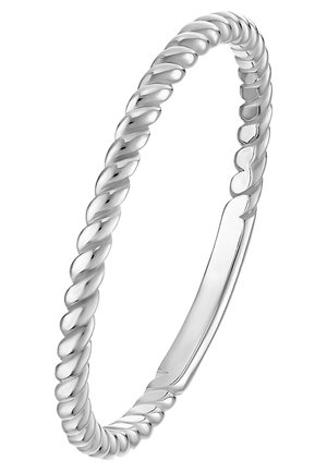 TWISTED - Ring - weißgoldfarben