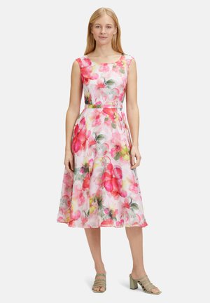 Cocktail dress / Party dress - pink green