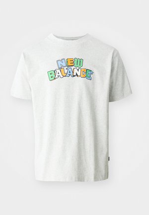 New Balance DRAKE CEREAL  - Print T-shirt - ash heather