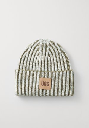 UGG CHUNKY SPACE DYE BEANIE UNISEX - Gorro - burnt olive multi