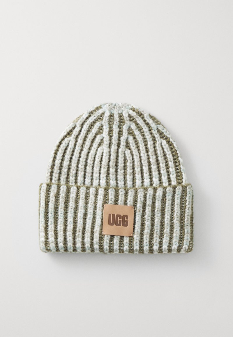 UGG CHUNKY SPACE DYE BEANIE UNISEX - Gorro - burnt olive multi