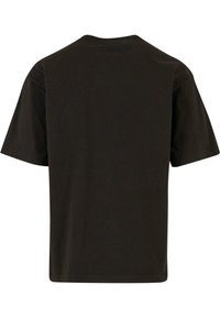 Sort kortærmet t-shirt lavet af bomuld, med rund halsudskæring og en almindelig pasform, med glat tekstur og uden synlige grafik.