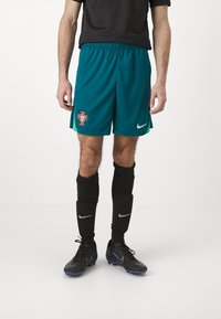 Nike Performance PORTUGAL FPF STRIKE SHORT - Vestuário de equipa nacional - geode teal/kinetic green/sail