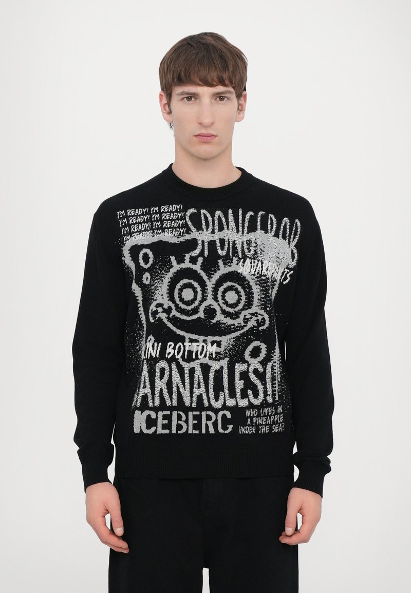 Iceberg MAGLIA GIROCOLLO - Džemperis - nero