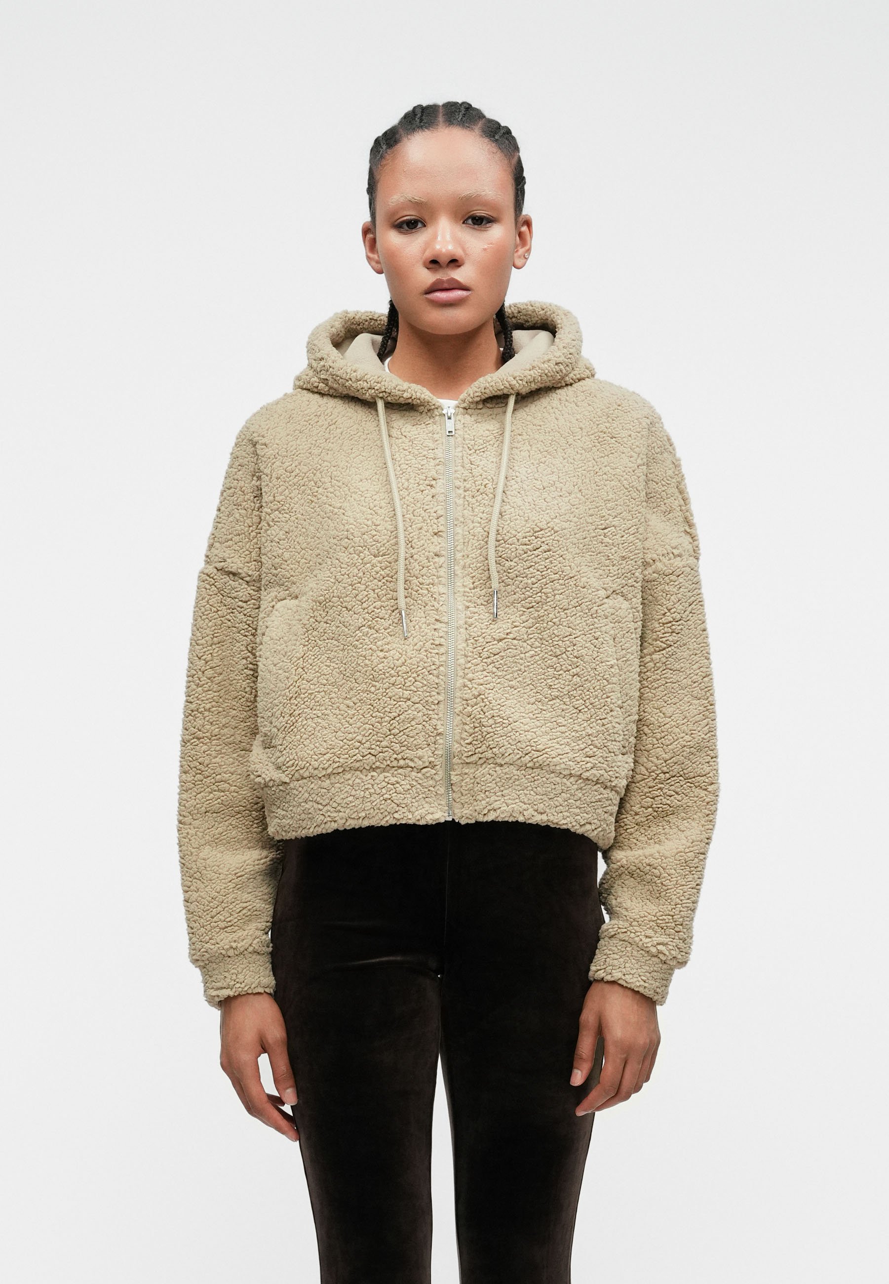Polaire Femme Roxy - Coupe Loose - Sherpa Recyclé - Fermeture éclair Complète - Poche Côté - 14