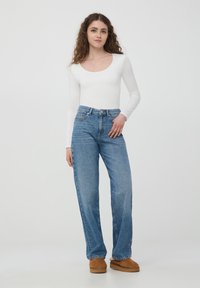 Terranova Maglietta a manica lunga - bianco lana