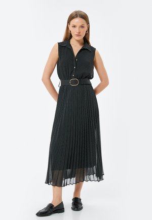POLKA-DOT MIDI - Paitamekko - black