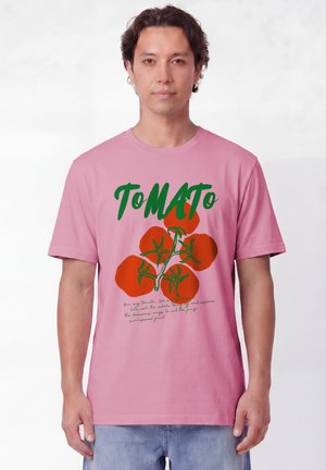 watapparel, TOMATO UNISEX - T-Shirt print - bubble pink