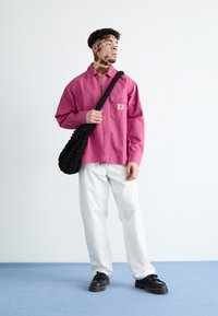 Carhartt WIP SINGLE KNEE PANT - Traperice opuštenog kroja - off-white rinsed