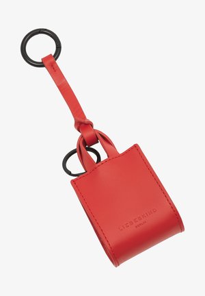 PAPER BAG KEYRING SCHLÜSSELANHÄNGER AUS EDLEM GLATTLEDER - Key holder - passion