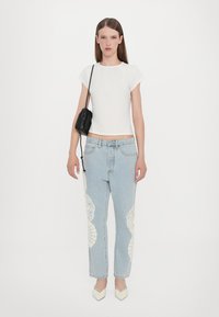 FRAME THE GATHERED TEE - T-shirt basique - white