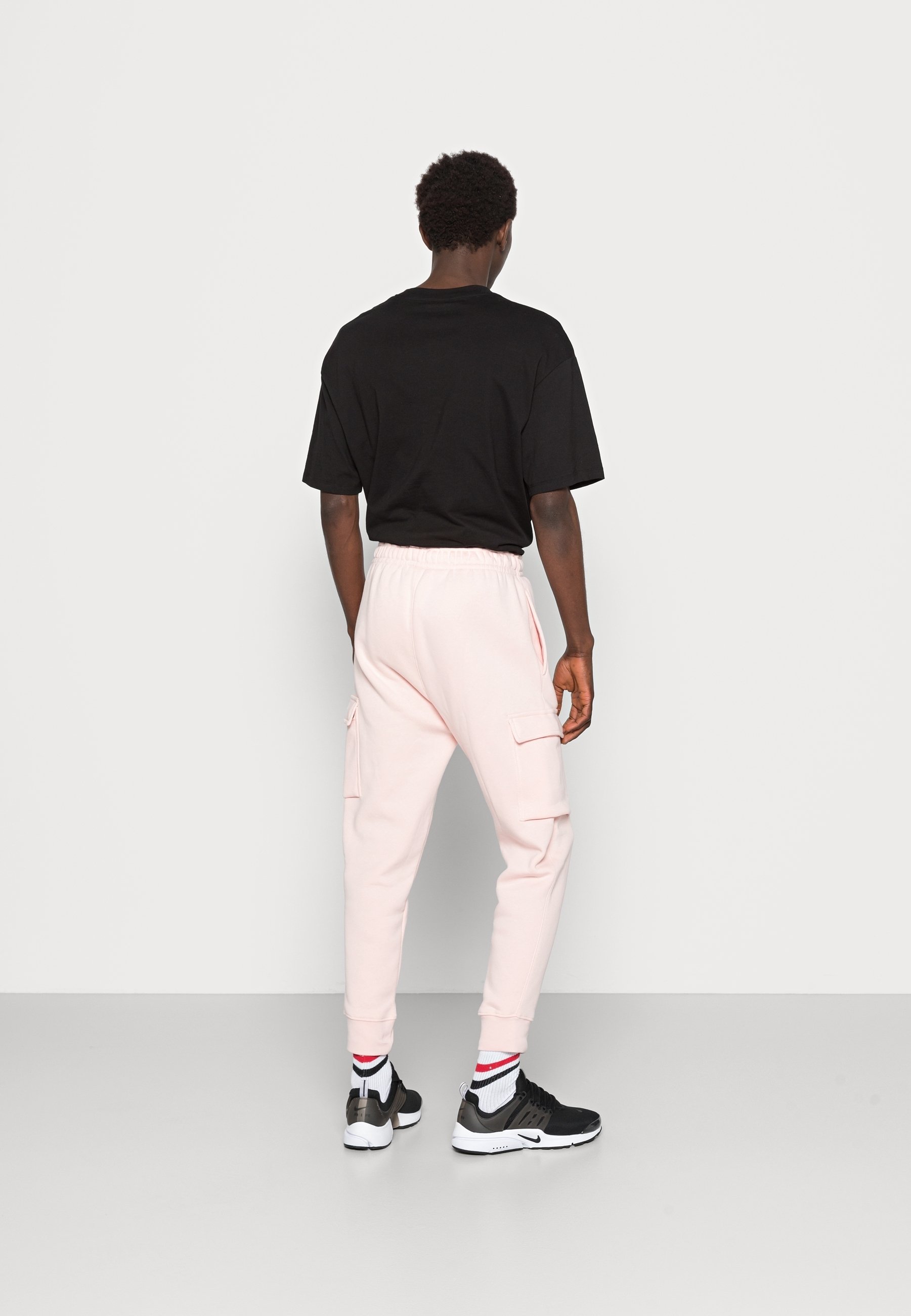 pink nike cargo tracksuit