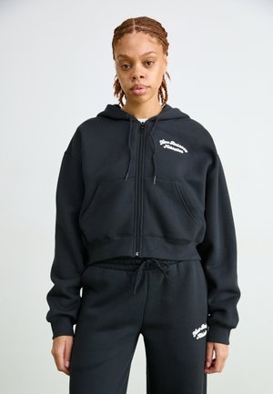 New Balance LINEAR HERITAGE - Sudadera con cremallera - black