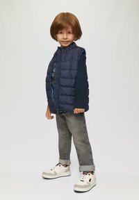 s.Oliver À ORNÉ D’UN IMPRIMÉ CHATOYANT - Langarmshirt - navy