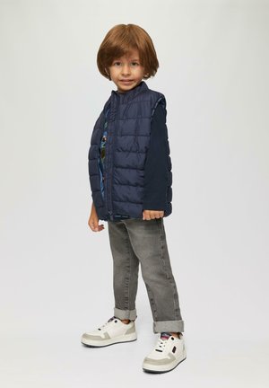 s.Oliver À ORNÉ D’UN IMPRIMÉ CHATOYANT - Langarmshirt - navy