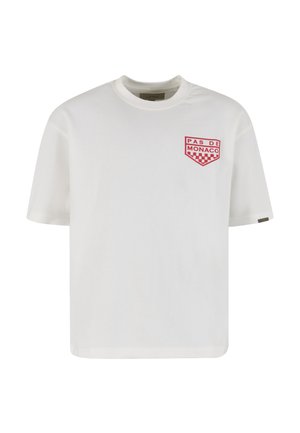 Pas de Monaco, HD INSIGNIA T-SHIRT - T-shirt con stampa - off white