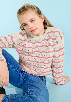 ONLY GIRLS, Knitted -KOGDONNA Knitted - Pulóver - birch
