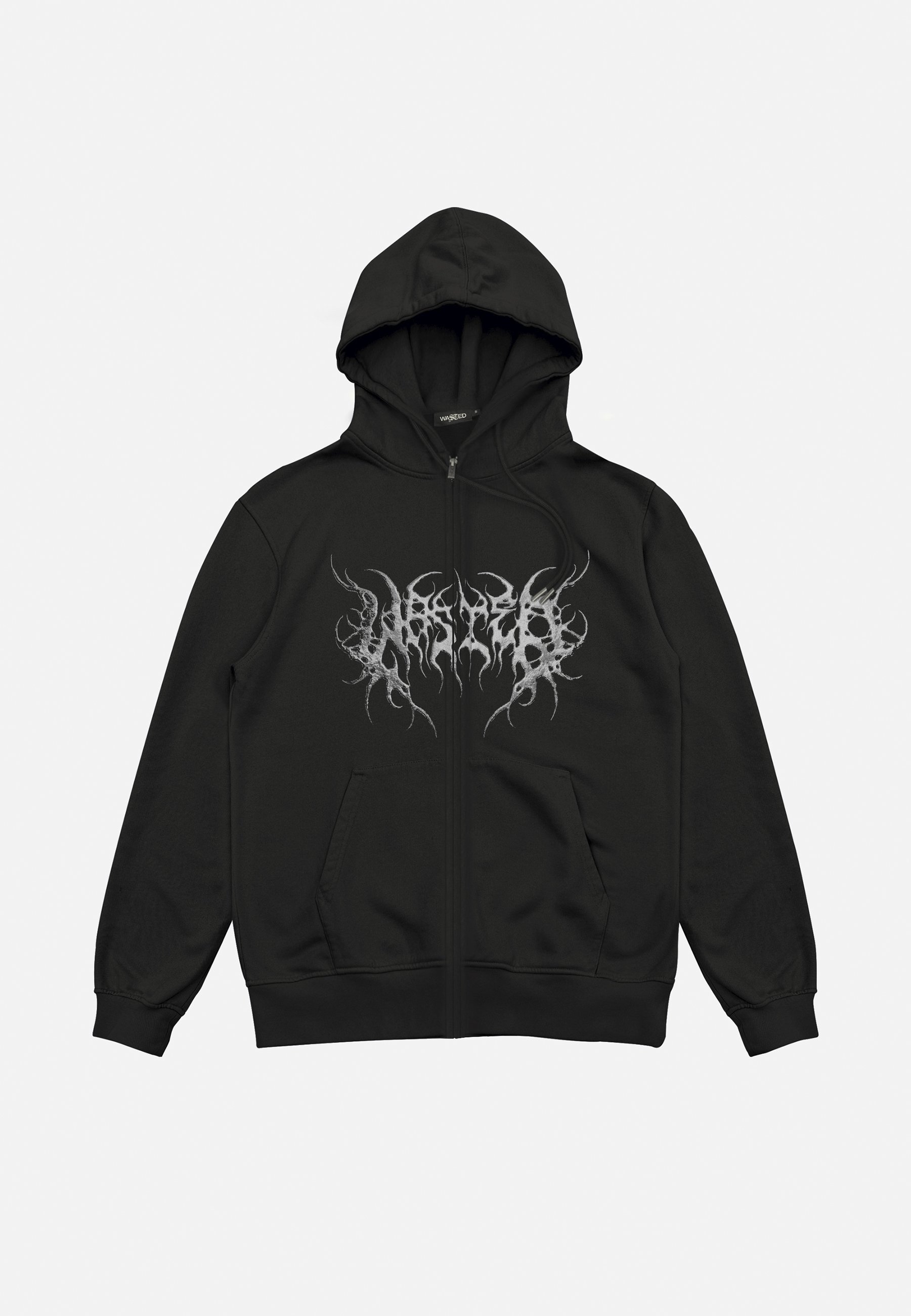 Wasted Paris SKYLAB ZIP HOODIE UNISEX - Zip-up sweatshirt - black