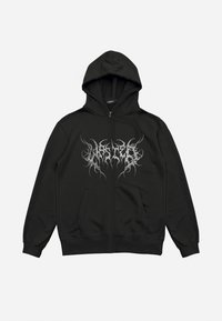 SKYLAB ZIP HOODIE UNISEX - Mikina so zipsom - black