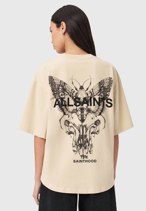 HALIS AMELIE TEE - T-shirt imprimé - sandy white