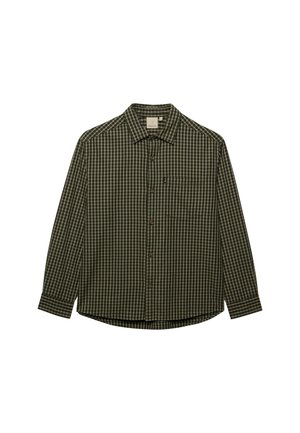 Bench, BENCH X SUPERDRY &AMP; CO BENCH SKATER CHECK LONG SLEEVE SHIRT - Chemise - gowan check green