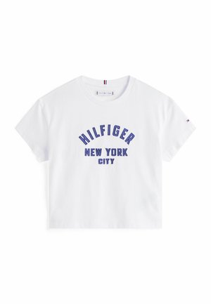 LOGO APPLIQUÉ RELAXED  - T-shirt con stampa - white