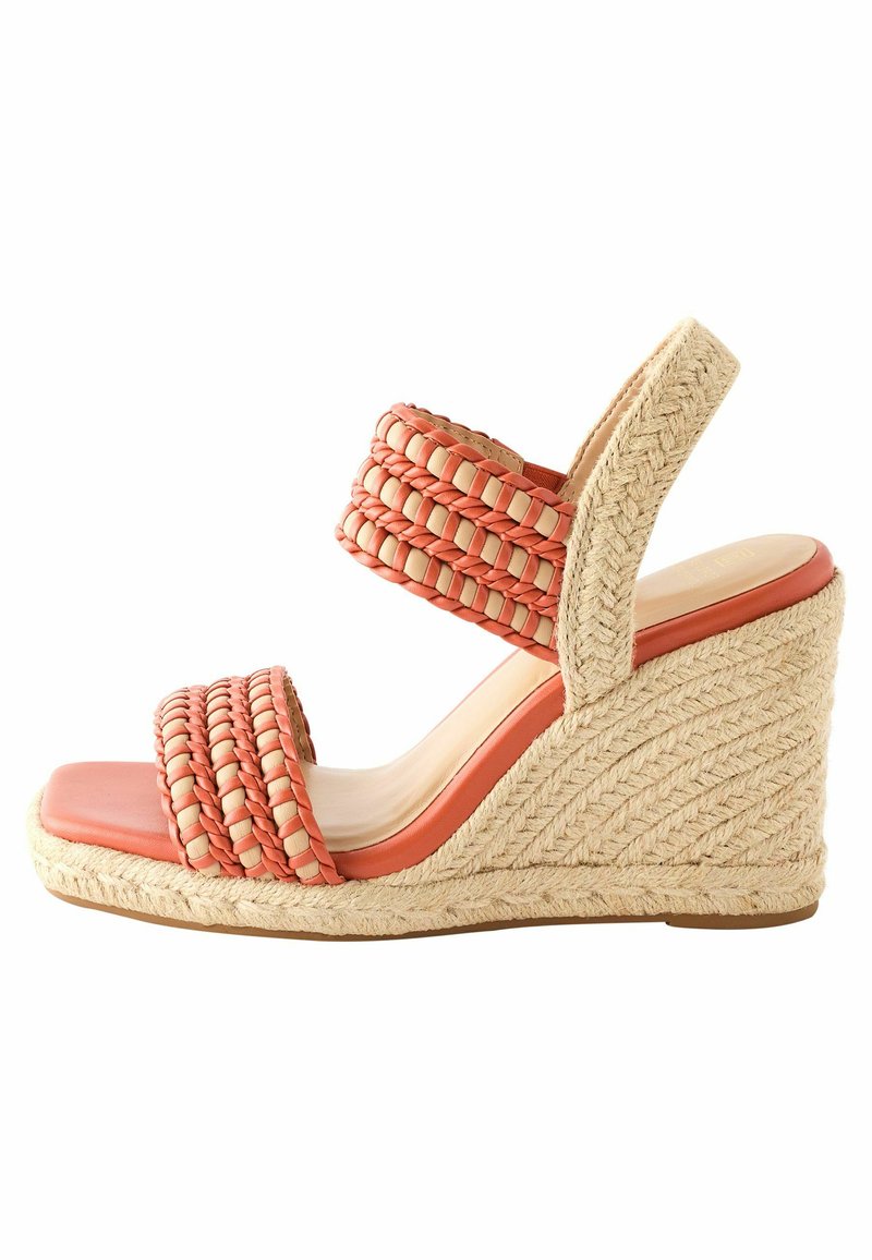 Next FOREVER COMFORT SQUARE TOE WEAVE - REGULAR FIT - Alpargatas - orange