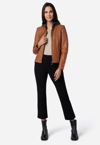 Ricano NELE - Leren jas - cognac braun