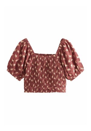 REGULAR FIT - Blusa - cinnamon brown ditsy