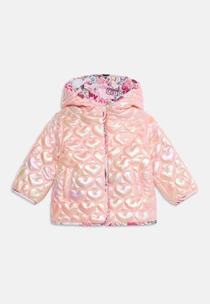 Guess, HOODED PADDED - Ελαφρύ μπουφάν - pink