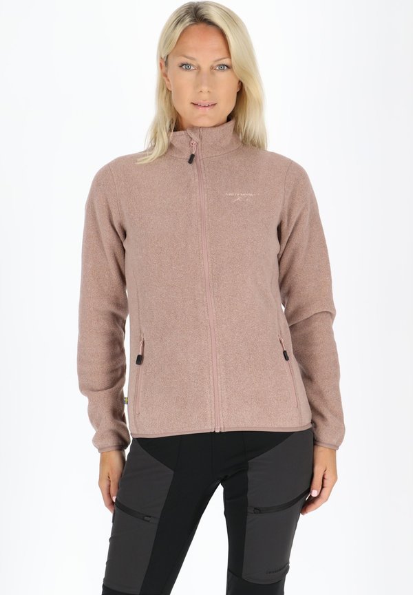 STRYN - Fleecejacke - hazel melange hazel