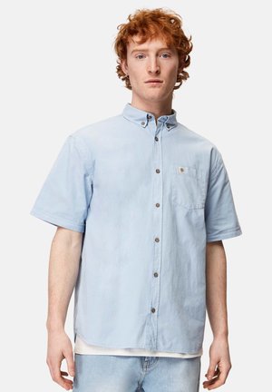 Honesty Rules BASIC SHORT SLEEVE - Skjorter - light blue
