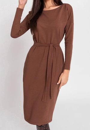 Jerseykleid - brown