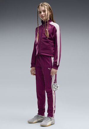 Puma, T7 ALWAYS ON SLIM TRACK PANTS GIRL - Παντελόνι φόρμας - fuchsia glow