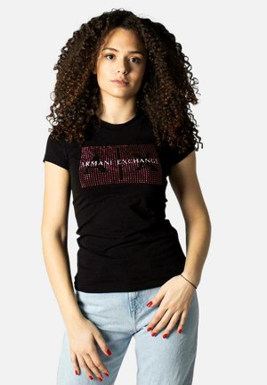 LYTAP - T-shirt con stampa - black