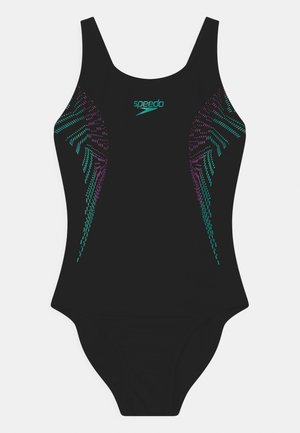 PLASTISOL PLACEMENT MUSCLEBACK - Plavky - black/neon orchid/tile