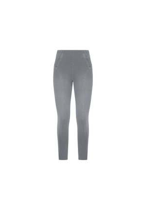 VITA ALTA CON IMPUNTURE DECORATIVE - Leggings - light grey seams black