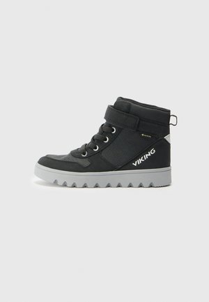 GORE TEX FLEEK MID UNISEX - Nauhalliset nilkkurit - black