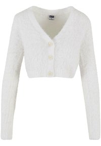 CROPPED  - Kardiganas - white