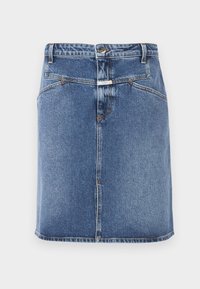 STOVER SKIRT - Miniskjørt - mid blue
