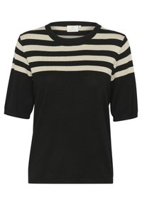 Kaffe Camiseta estampada - black