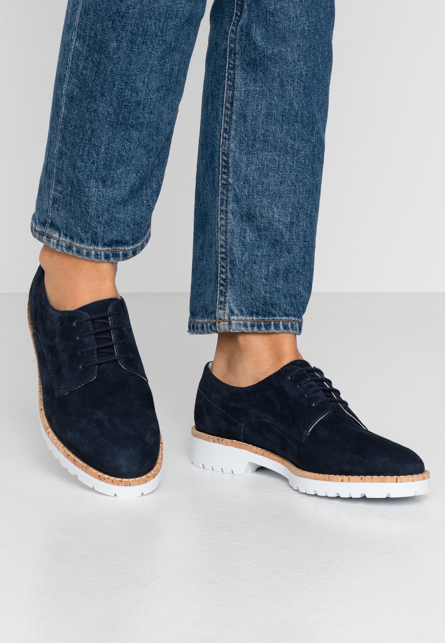 Anna Field LEATHER LACE UPS Snøresko dark blue Zalando.no Anna Field LEATHER LACE UPS Snøresko blue Zalando.no