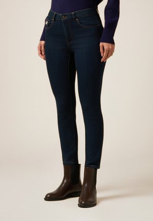 CON DETTAGLIO FIBBIA - Jeans Skinny Fit - blu