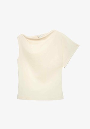 Marks & Spencer, SHOULDER DRAPE - T-shirts basic - white