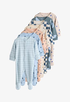 7 PACK - REGULAR FIT - Sleep suit - blue printed