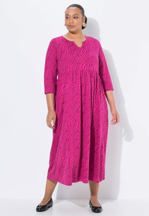 ZEBRA PRINT EMPIRE  - Jurk - magnolia red
