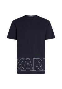 KARL LAGERFELD LOGO - Complementos de playa - black iris