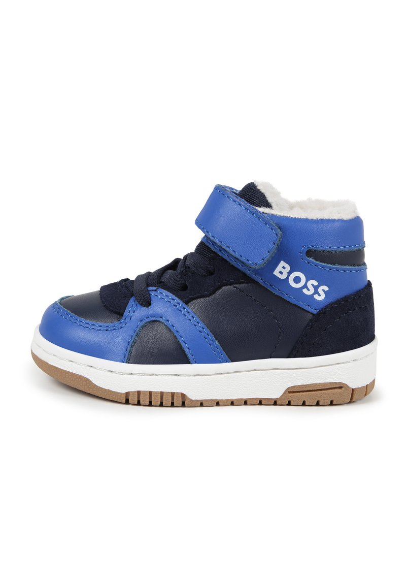 BOSS Kidswear Sneakers hoog blauw