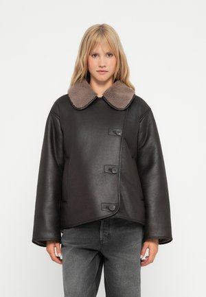 VMMIRANDA JACKET - Keinonahkatakki - chocolate torte