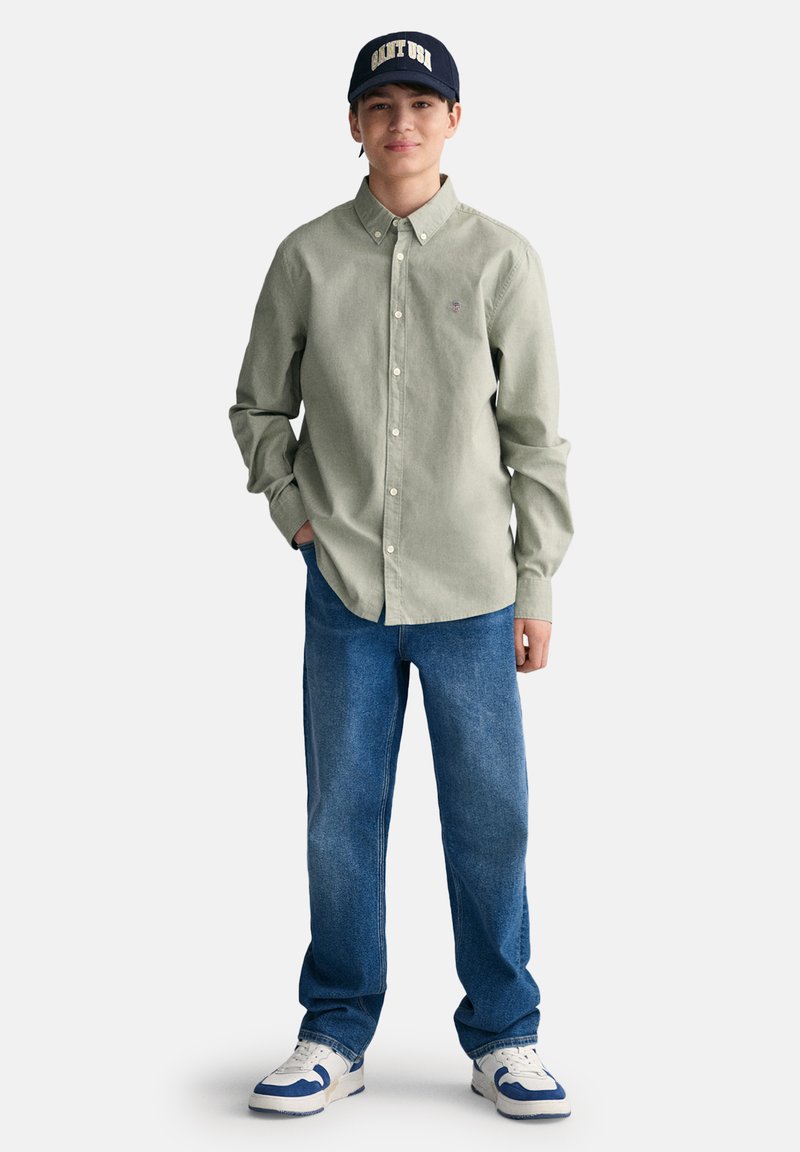 GANT SHIELD OXFORD Shirt muted green/green Zalando.de